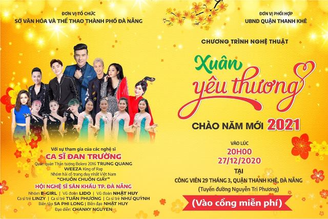 Đà Nẵng: Tổ chức “Xuân yêu thương - Chào năm mới 2021”