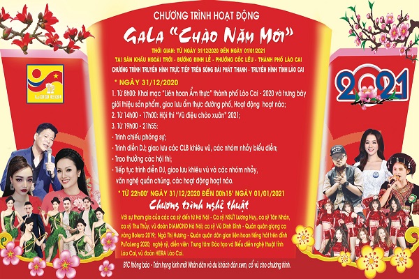 Thành phố Lào Cai tổ chức chương trình Gala “Chào năm mới”