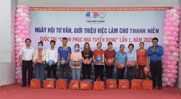 Bình Dương: Tổ chức Ngày hội tư vấn, giới thiệu việc làm và tập huấn khởi sự doanh nghiệp cho thanh niên năm 2020