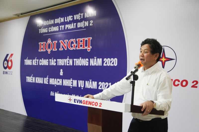 Ông Trương Hoàng Vũ - Thành viên HĐTV kiêm Tổng Giám đốc phát biểu tại Hội nghị