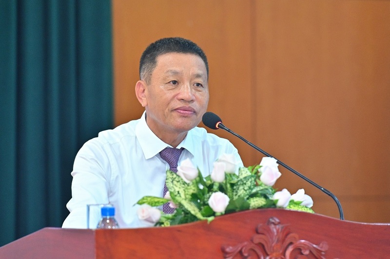 Ông Đoàn Văn Nhuộm – Tổng Giám đốc PVOIL phát biểu tại Hội nghị