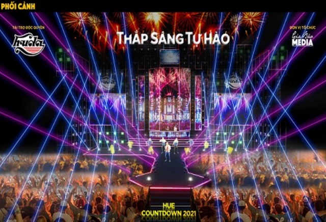 HUDA BEER tài trợ độc quyền HUE COUNTDOWN 2021