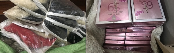 Liên tiếp phát hiện 2 xe ô tô vận chuyển hàng hóa không rõ nguồn gốc xuất xứ