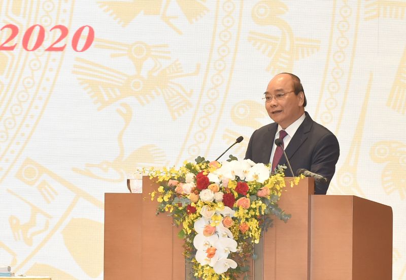 Thủ tướng phát biểu khai mạc Hội nghị Chính phủ với địa phương - Ảnh: VGP/Quang Hiếu