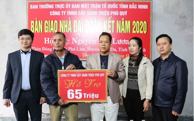 Bắc Ninh: Toàn tỉnh hỗ trợ xây dựng 155 nhà “Đại đoàn kết” cho hộ nghèo