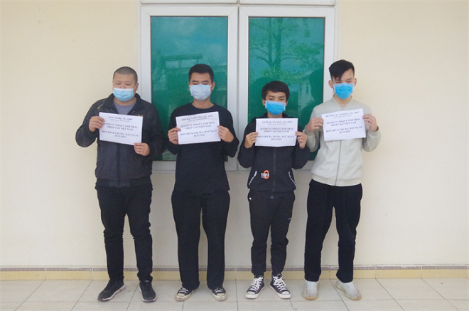 4 người Trung Quốc nhập cảnh trái phép vào Việt Nam bị tam giữ