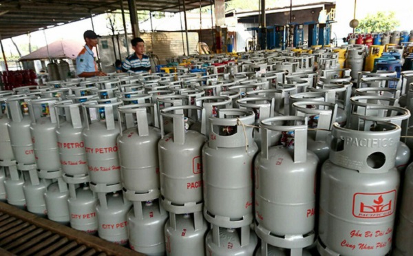 Giá gas tăng 48.000 đồng vào ngày đầu năm mới 2020