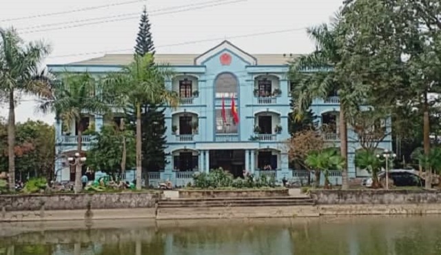 Trụ sở UBND phường Bắc Sơn, thị xã Bỉm Sơn (Thanh Hóa) nơi ông Võ Văn Hiếu đang công tác