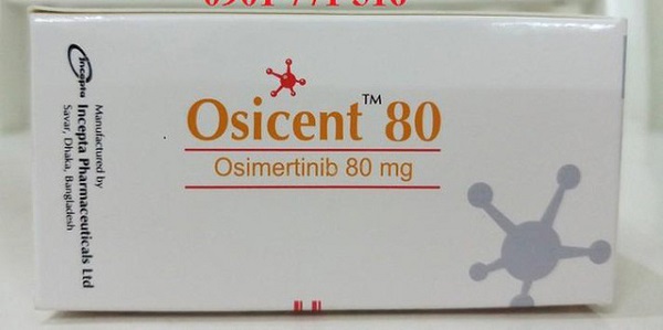 Thuốc Osicent 80mg điều trị ung thư phổi chưa được Bộ Y tế cấp phép