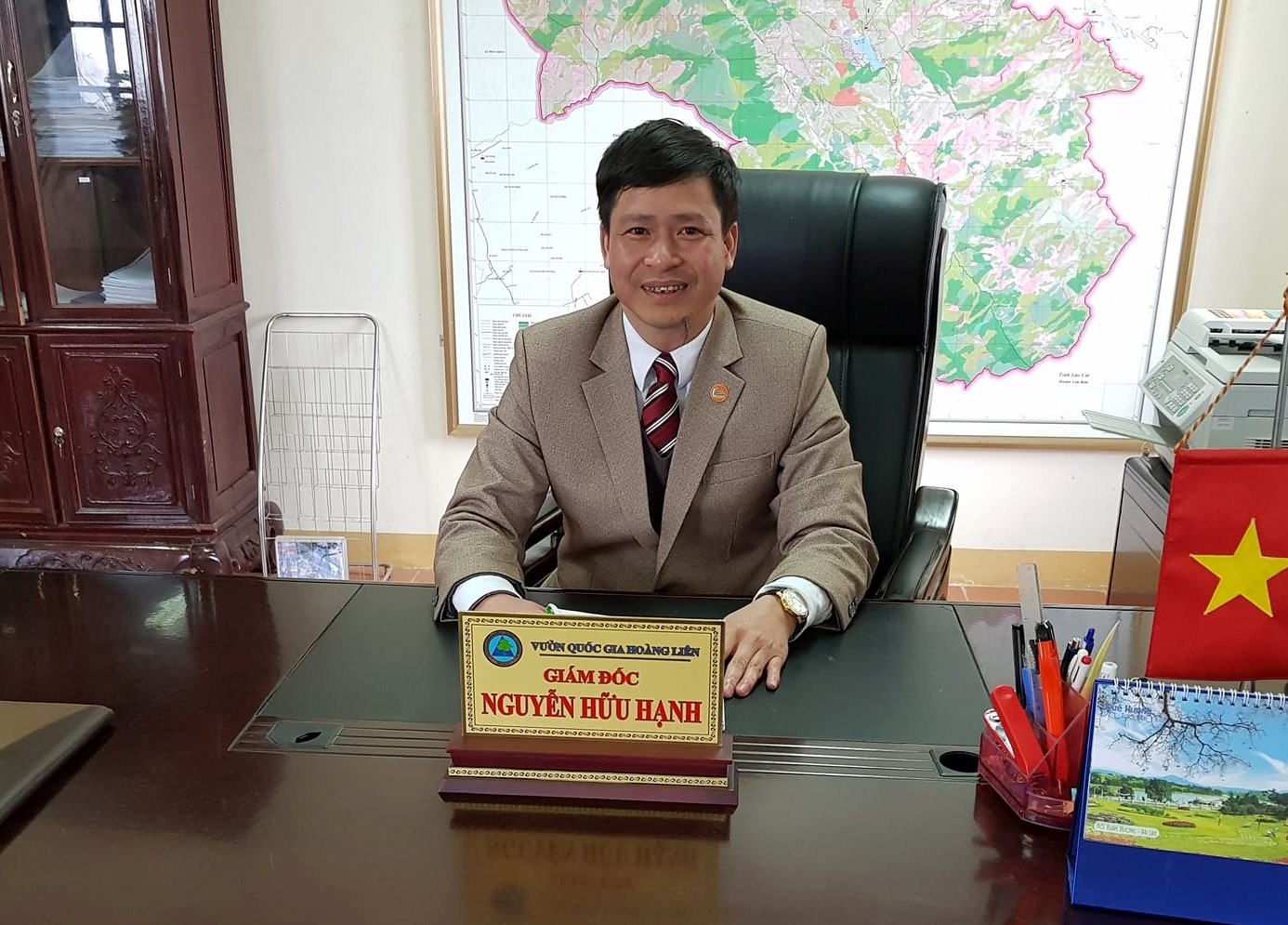 Ông Nguyễn Hữu Hạnh giám đốc VQG Hoàng Liên