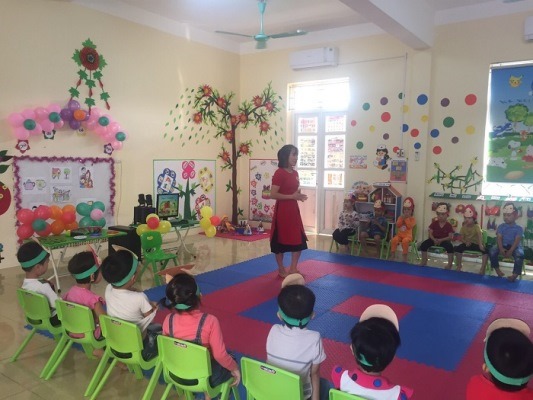 Trường MN Đại Tự (huyện Yên Lạc): Thực hiện tốt chuyên đề Xây dựng trường MN lấy trẻ làm trung tâm