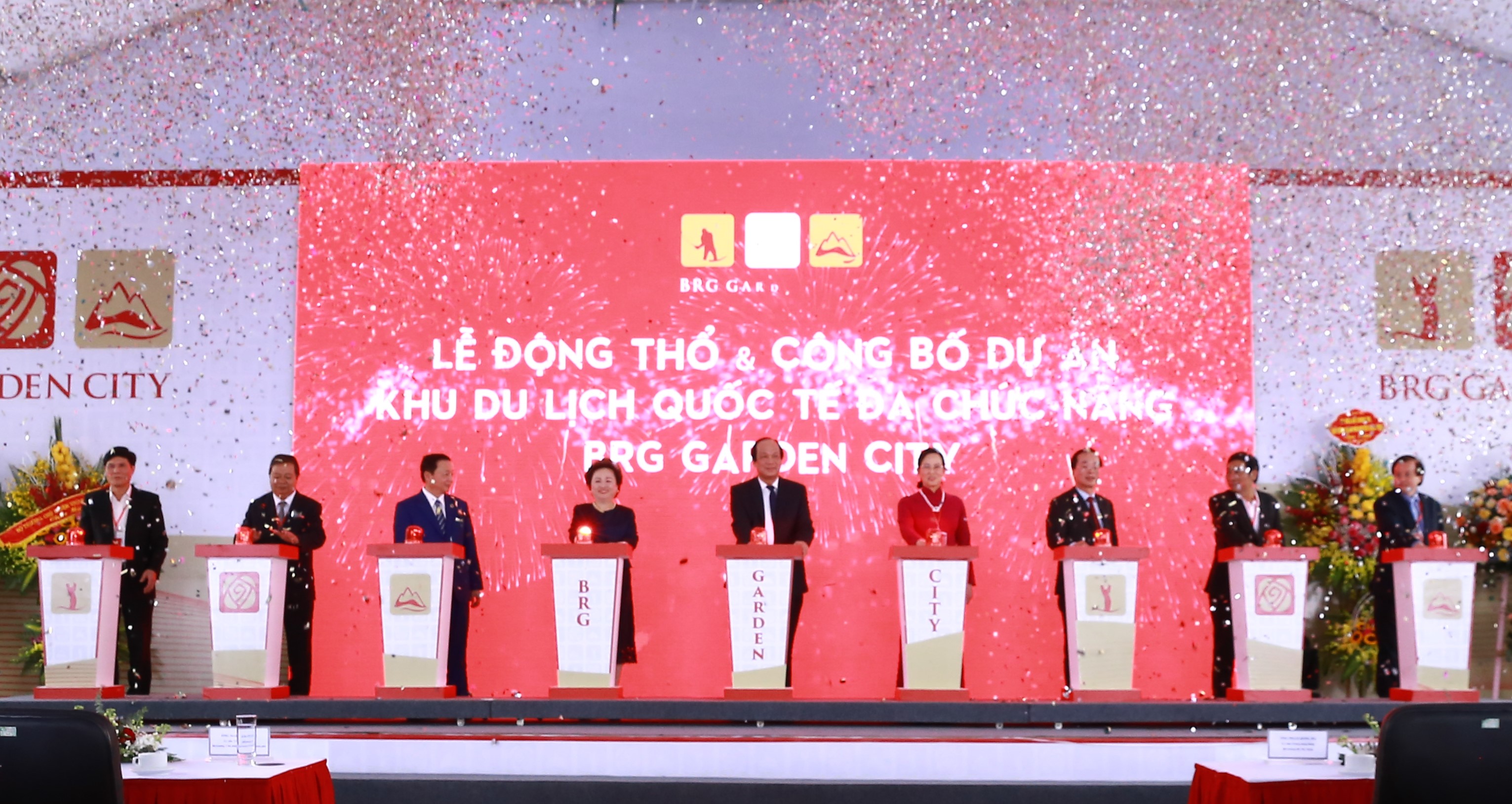 BRG động thổ và công bố dự án Khu du lịch quốc tế đa chức năng BRG Garden City