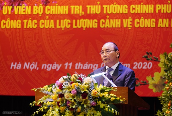 Thủ tướng Nguyễn Xuân Phúc phát biểu tại buổi làm việc (Ảnh: VGP/Quang Hiếu)