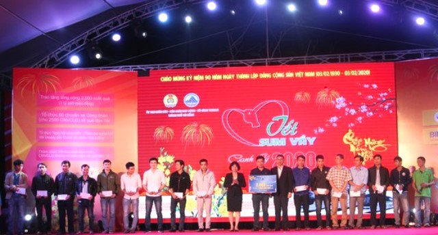 Đà Nẵng: Trao gần 3.000 suất quà Tết cho người lao động khó khăn