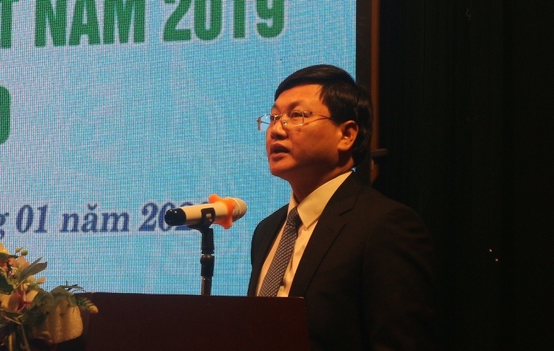 Ông Mai Xuân Liêm - Phó chủ tịch UBND tỉnh Thanh Hóa phát biểu tại hội nghị