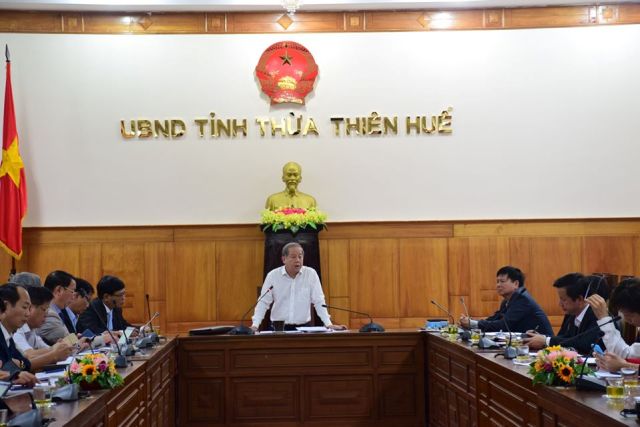 BCĐ phòng chống dịch Corona tỉnh Thừa Thiên Huế họp sáng ngày 3.2