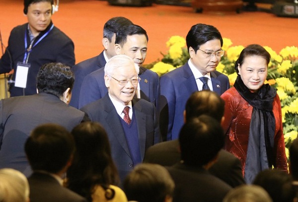 Tổng Bí thư, Chủ tịch nước Nguyễn Phú Trọng tới dự lễ kỷ niệm