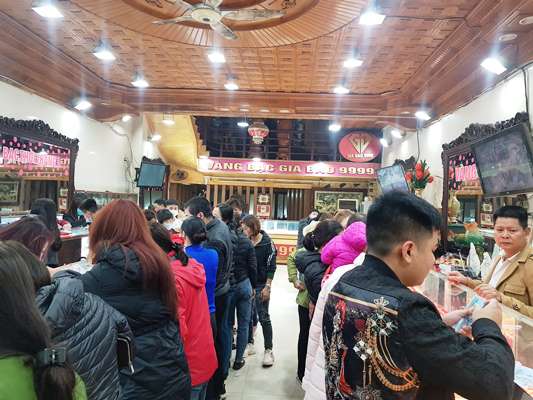 Vĩnh Phúc: Sức mua vàng ngày vía Thần Tài giảm so với năm trước
