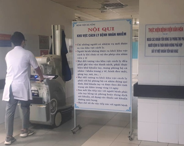Khu vực cách ly đặc biệt tại Bệnh viện Đà Nẵng