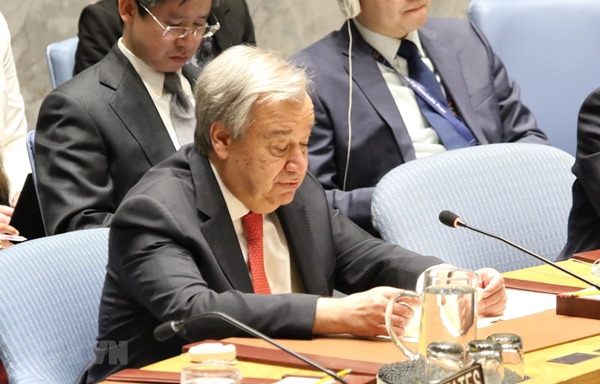 Tổng Thư ký Liên Hiệp Quốc António Guterres (Ảnh: TTXVN)