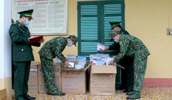 Lạng Sơn: Thu giữ hơn 20.000 chiếc khẩu trang sắp bị chuyển qua biên giới