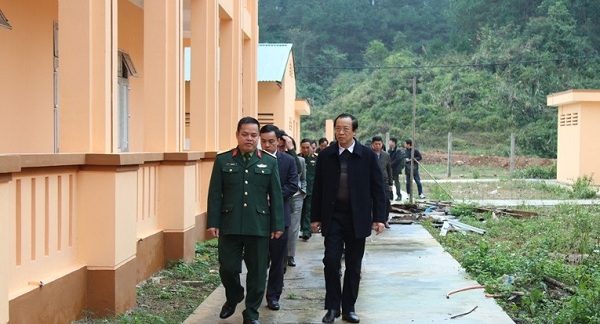 Chủ tịch UBND tỉnh Lạng Sơn Phạm Ngọc Thưởng kiểm tra tình hình thực tế