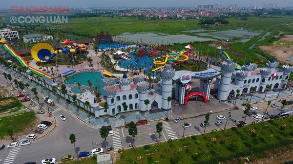 Hình ảnh công viên nước Thanh Hà khi chưa bị cưỡng chế