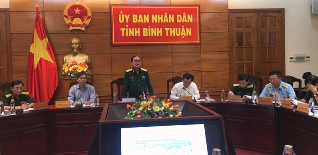 Đoàn công tác Bộ Quốc phòng làm việc với lãnh đạo tỉnh Bình Thuận.