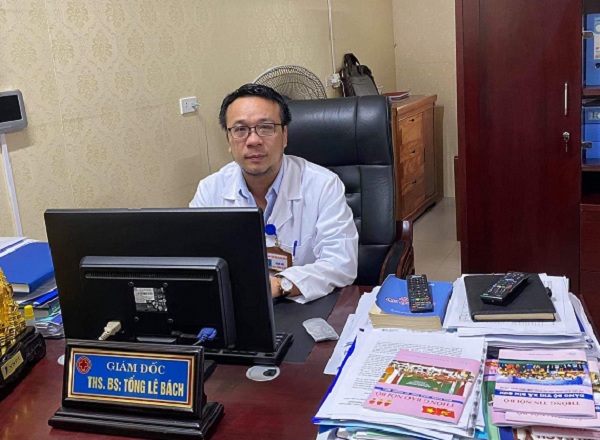 Ông Tống Lê Bách, Giám đốc Bệnh viện đa khoa thị xã Bỉm Sơn (Thanh Hóa)