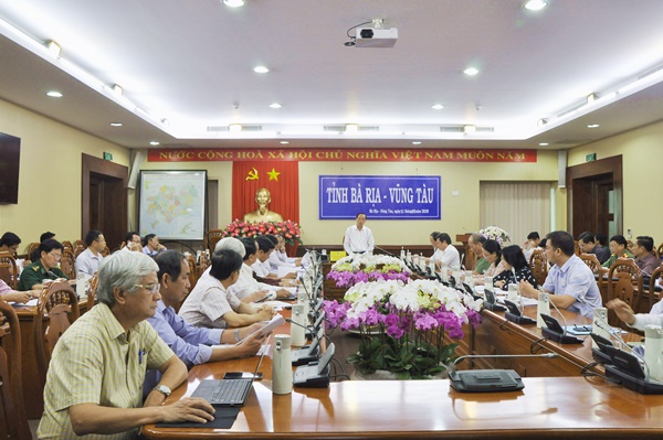 Ông Nguyễn Văn Thọ Chủ tịch UBND tỉnh BR-VT chủ trì cuộc họp BCĐ phòng chống dịch bệnh viêm đường hô hấp cấp do chủng mới vi rut corona (nCoV)