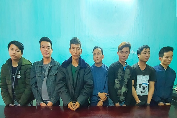 7 đối tượng tham gia đánh bạc tại nhà Hà Huy Định
