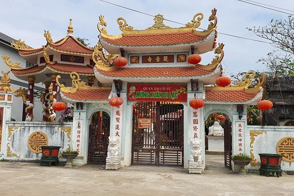 Chùa Quan Âm, một ngôi chùa cổ có lịch sử gần 600 năm tại xã Thanh Trạch