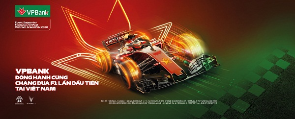 VPBank giảm 5% giá và tặng vé miễn phí cho khách hàng tham dự giải đua xe F1 Việt Nam Grand Prix