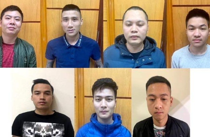 Nhóm 7 đối tượng trong đường dây đánh bạc qua mạng bị bắt giữ.