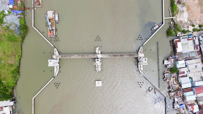 TP Hồ Chí Minh: Cận cảnh tổng lực thi công để sớm về đích công trình chống ngập 10.000 tỷ