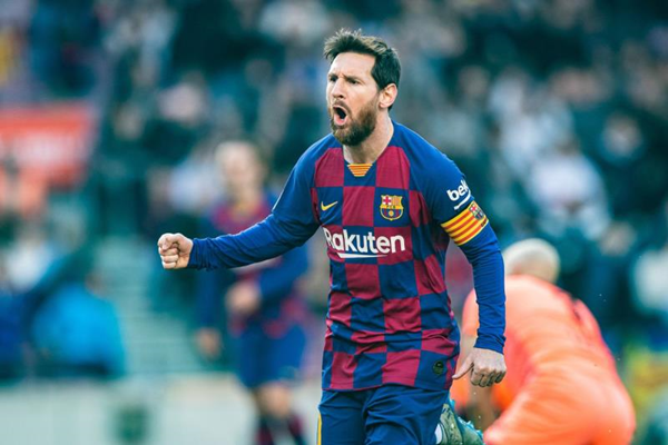 Messi ghi bốn bàn ở trận đấu gần nhất của Barca