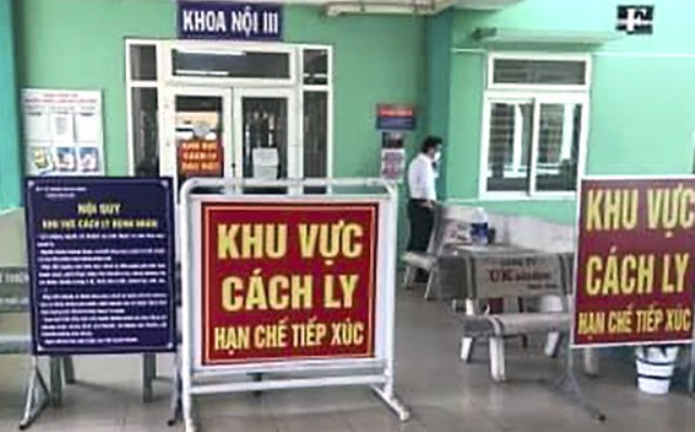 Khu vực cách ly đặc biệt- Bệnh viện phổi Đà Nẵng hiện không còn theo dõi bệnh nhân nào.