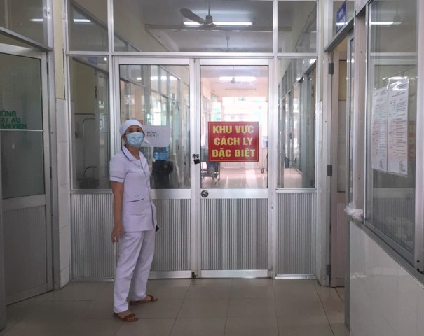 Khu cách ly của Bệnh viện Phổi Đà Nẵng