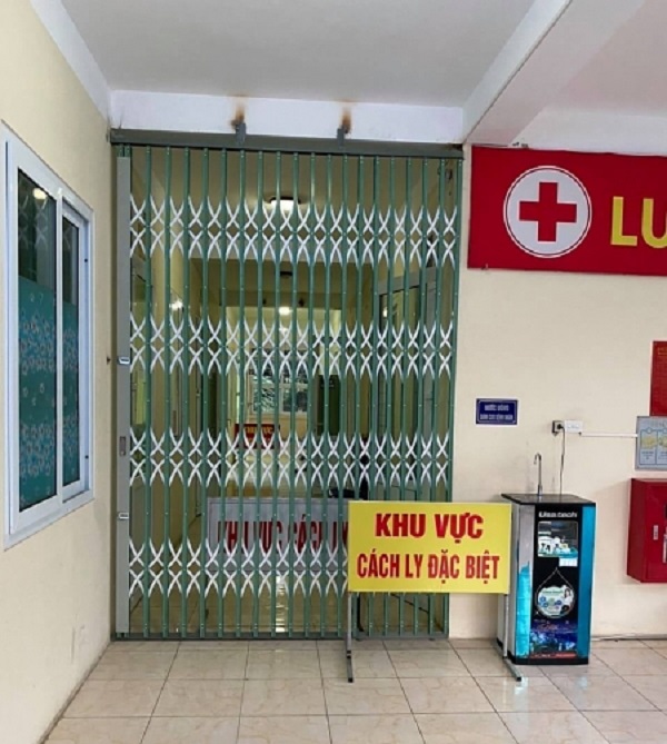 Khu cách ly tại Bệnh viện đa khoa Bỉm Sơn.(Thanh Hóa)