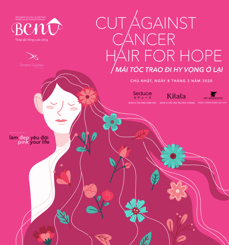 Chương trình được tổ chức từ 9-13h, ngày 8/3/2020, tại Salon tóc A CUT ABOVE Asia