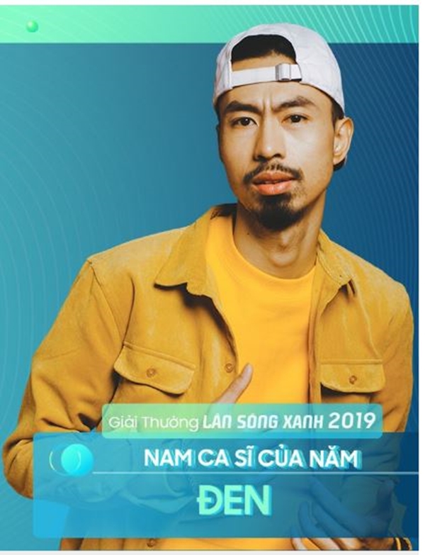 Đen Vâu vượt mặt Sơn Tùng thắng giải Nam ca sĩ của năm