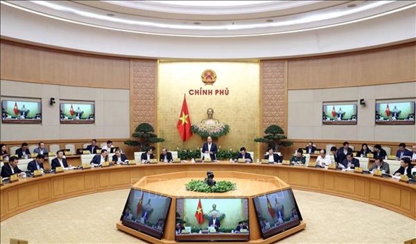 Thủ tướng Nguyễn Xuân Phúc chủ trì phiên họp Chính phủ thường kỳ tháng 2 năm 2020