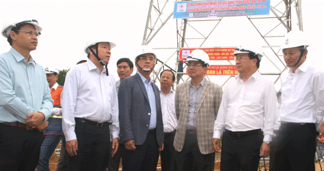 Phó Thủ tướng Trịnh Đình Dũng kiểm tra tiến độ đường dây 500kV mạch 3