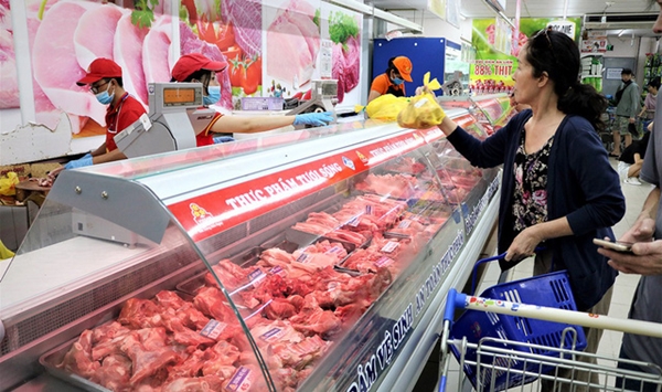 tình hình giá thịt lợn có xu hướng tăng ca