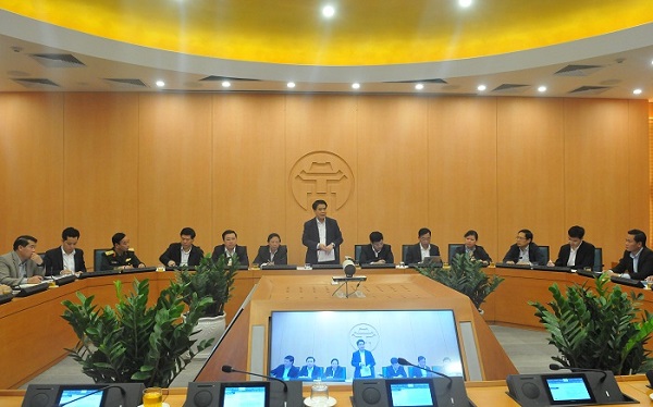 cuộc họp Ban chỉ đạo chống dịch Covid-19 của TP. Hà Nội