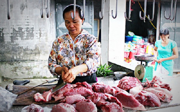 Giá thịt lợn tăng từ 20.000 đến 30.000 đồng/kg