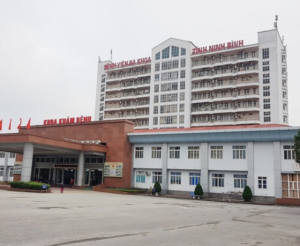 Bệnh viện đa khoa tỉnh Ninh Bình nơi đang cách ly ca nhiễm Covid-19 thứ 18 của Việt Nam