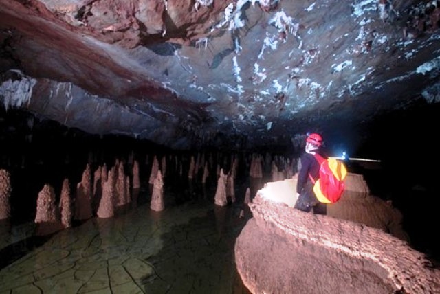 Các chuyên gia khảo sát hang động ở VQG Phong Nha - Kẻ Bàng (ảnh minh họa)
