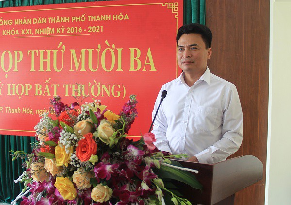 Th&agrave;nh phố Thanh Ho&aacute; c&oacute; chủ tịch mới l&agrave; &ocirc;ng Trịnh Huy Triều