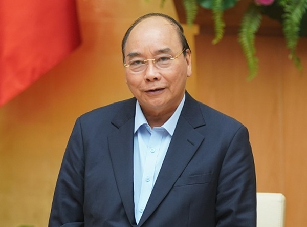 Thủ tướng Nguyễn Xuân Phúc phát biểu tại cuộc họp (Ảnh: VGP/Quang Hiếu)
